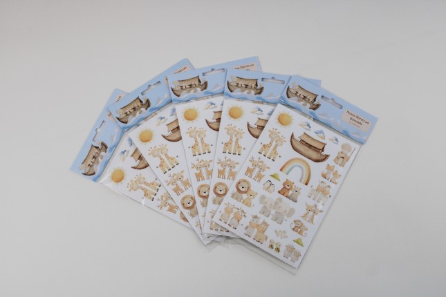 Noasa šķirsts – uzlīmes bērniem (24 gab.)