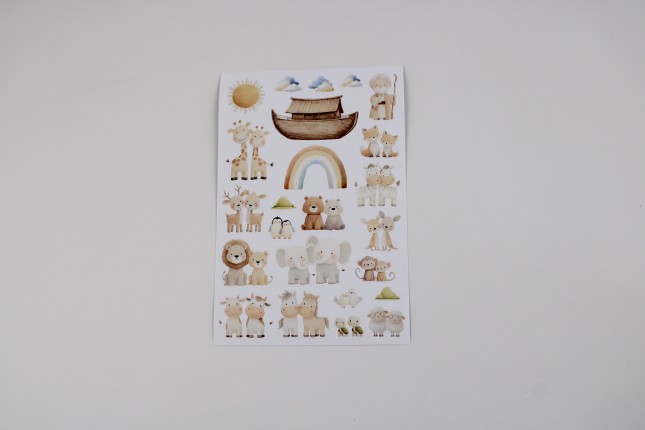 Noasa šķirsts – uzlīmes bērniem (24 gab.)