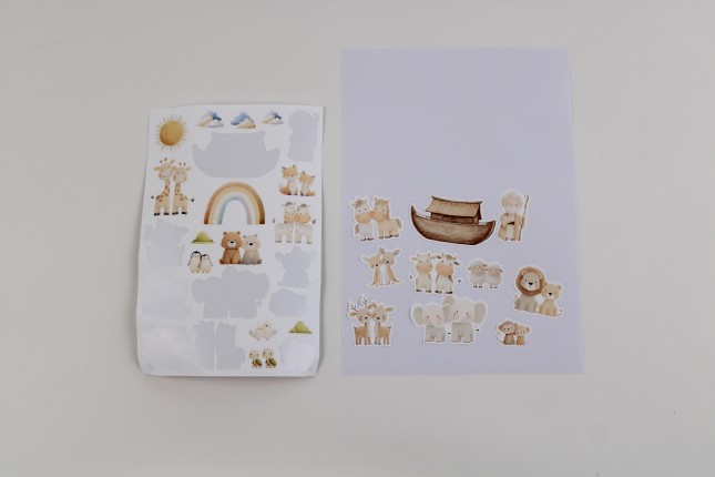 Noasa šķirsts – uzlīmes bērniem (24 gab.)